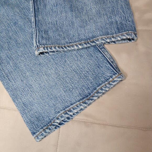 RAG & BONE | Maya Straight Leg Ankle Crop Button Jeans Whiskered Made In USA 27 - Picture 9 of 16